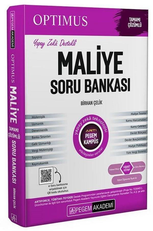 Pegem 2025 KPSS A Grubu Optimus Maliye Soru Bankası Çözümlü Pegem Akademi Yayınları - Pegem Akademi Yayıncılık - Image 1