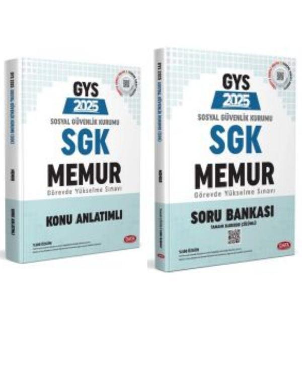 Data 2025 SGK Memur Konu ve Soru 2 li Set Data Yayınları - Data Yayınları - Image 1