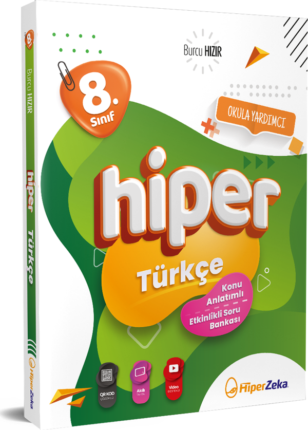 Hiper Zeka LGS 8. Sınıf Hiper Türkçe Konu Anlatımlı & Soru Bankası - Hiper Zeka - Image 1