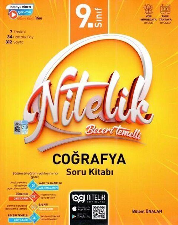 Nitelik Yayınları 9. Sınıf Coğrafya Nitelik Beceri Temelli Soru Kitabı - Nitelik Yayınları - Image 1