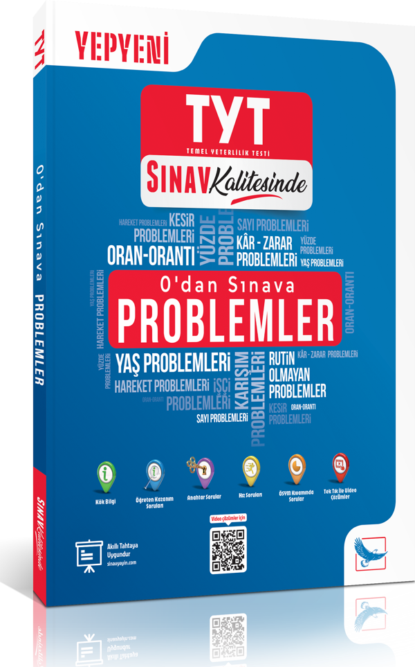 Sınav YKS TYT 0 dan Sınava Problemler Sınav Kalitesinde Soru Bankası Sınav Yayınları - Sınav Yayınları - Image 1