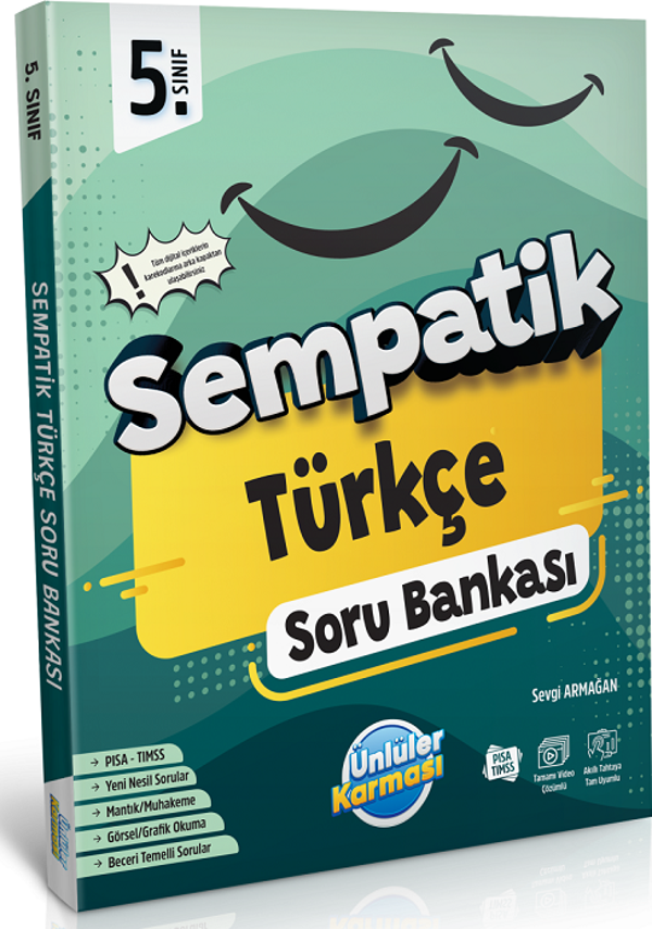Ünlüler 5. Sınıf Türkçe Sempatik Soru Bankası Ünlüler Yayınları - Ünlüler Karması Yayınları - Image 1