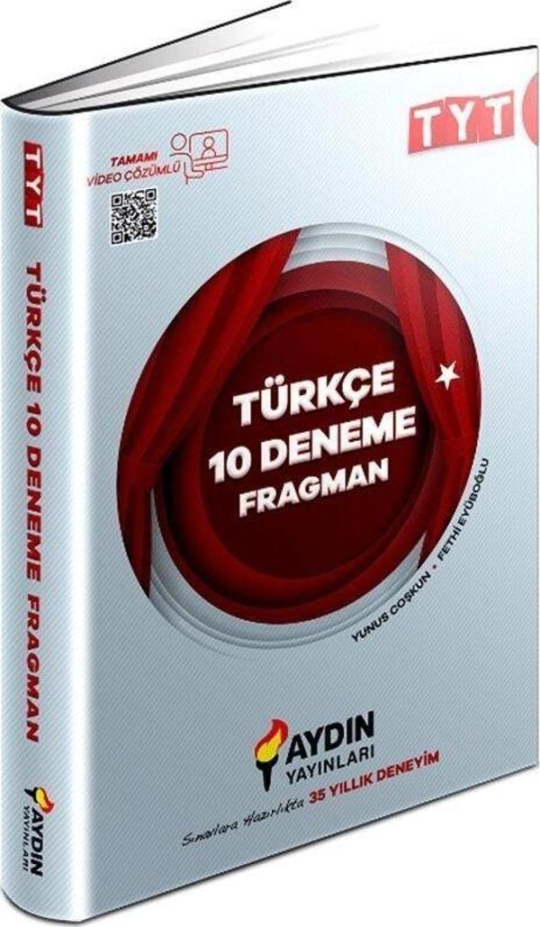 Aydın TYT Türkçe 10 Deneme Aydın Yayınları - Aydın Yayınları - Image 1