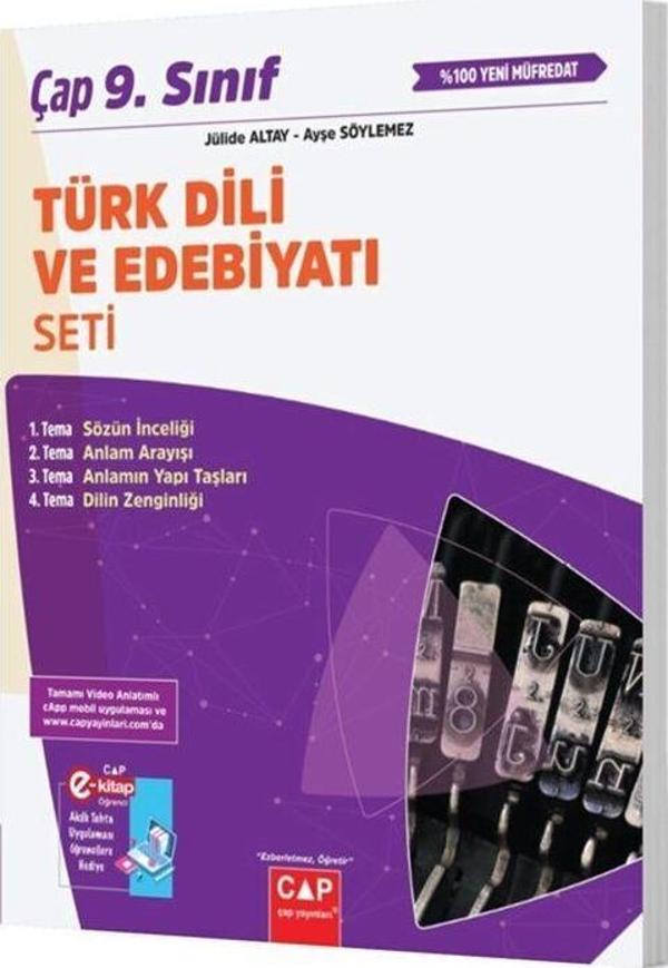 Çap Yayınları 9. Sınıf Türk Dili ve Edebiyatı Seti - Çap Yayınları - Image 1