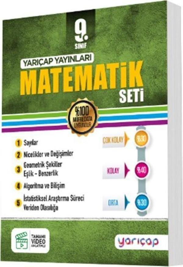 YarıÇap Yayınları 9. Sınıf Matematik Seti - Çap Yayınları - Image 1