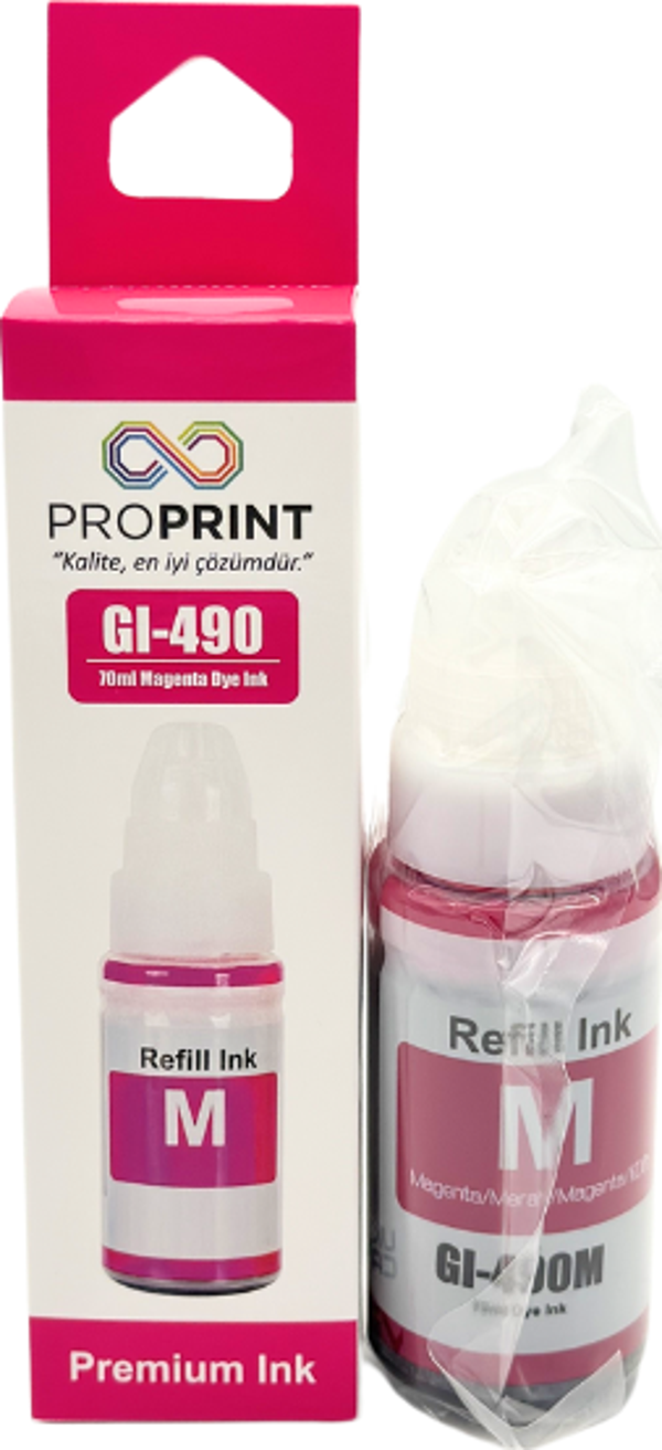 ProPrint Canon G3415 Kırmızı Mürekkep 70 ML GI-490 - Image 1