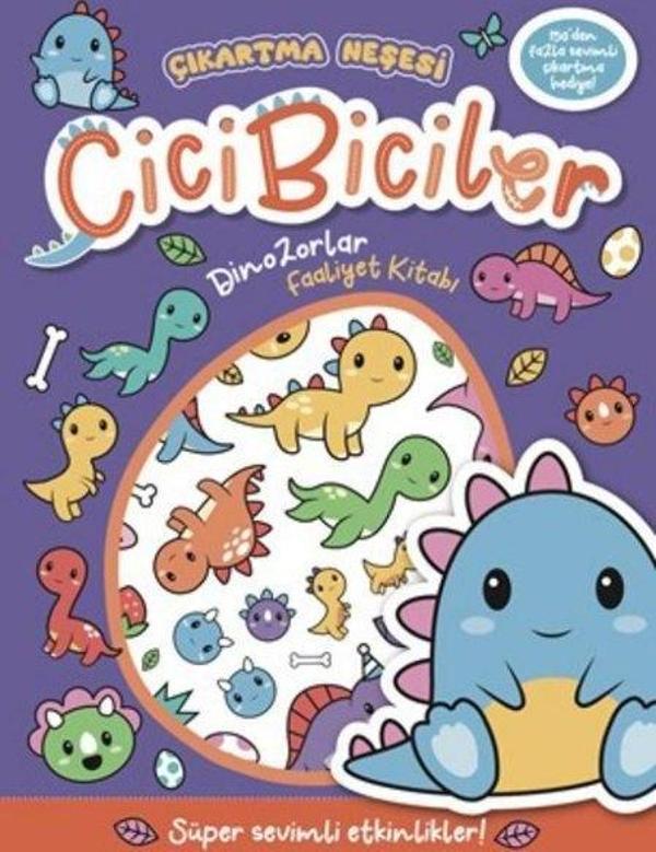 Cicibiciler Dinozorlar Faaliyet Kitabı - Çıkartma Neşesi - Beta Kids - Image 1