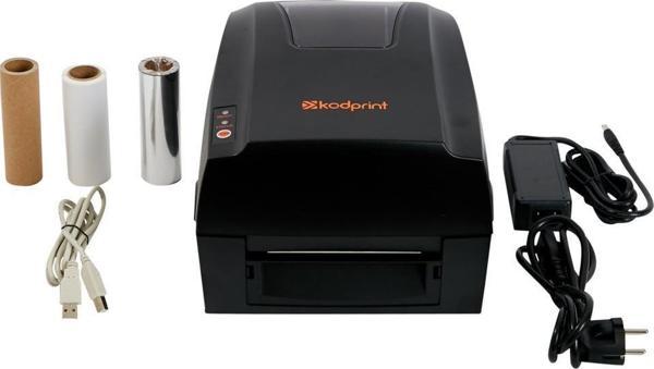 KODPRİNT TT-452 MASAÜSTÜ 203dpi BARKOD ETİKET YAZICI (USB, ETHERNET, SERİ ) RIBONLU - Image 1