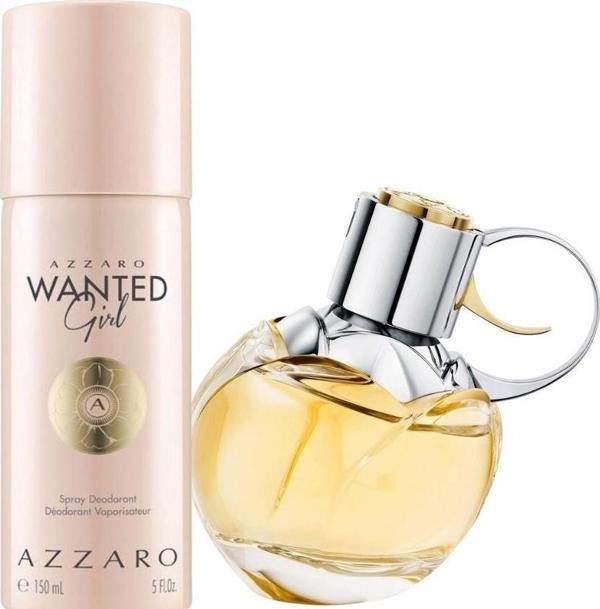 Azzaro Wanted Girl EDP 50 ml + Deodorant 150 ml Kadın Parfüm Seti - Image 1