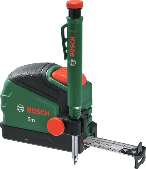 Bosch Şerit Metre 5M + İşaretleme Kalemi-10600A033BL - Image 1
