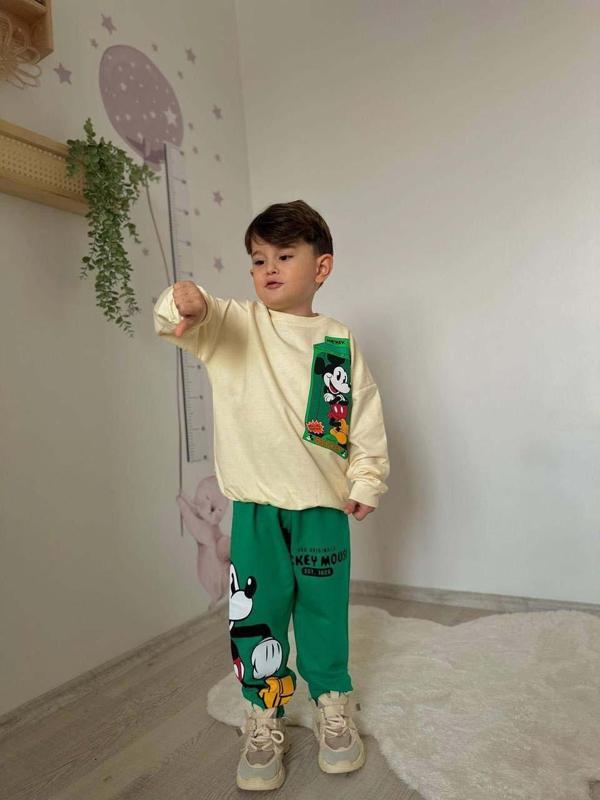 ERKEK ÇOCUK MİCKEY MODELLİ MODELLİ PAMUK EŞOFMAN TAKIM - Image 1
