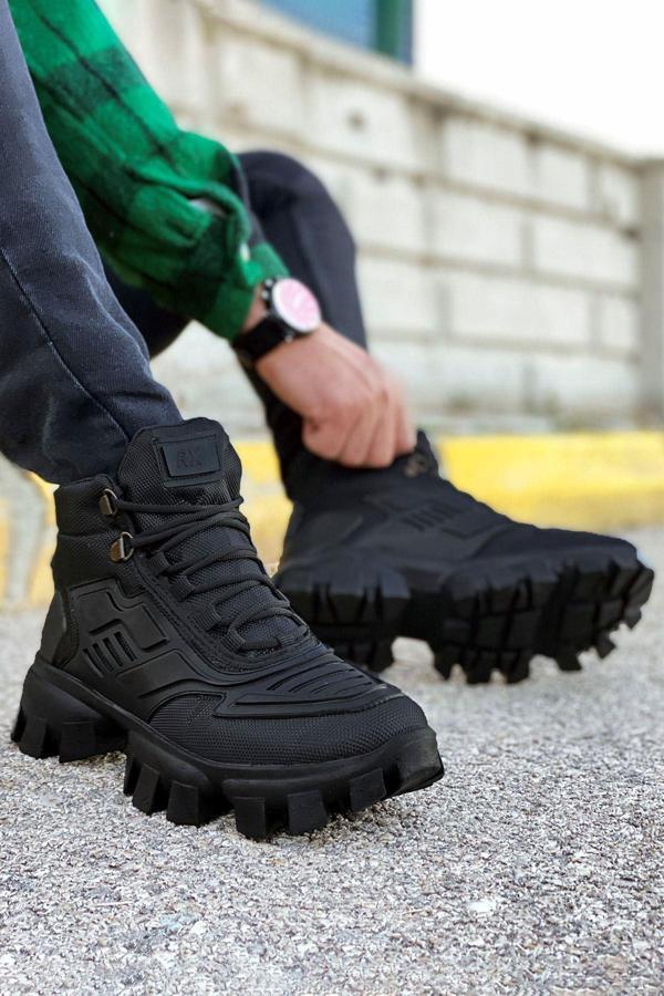 Big King Siyah Dozer Taban Unisex Günlük Spor Bot - Image 1