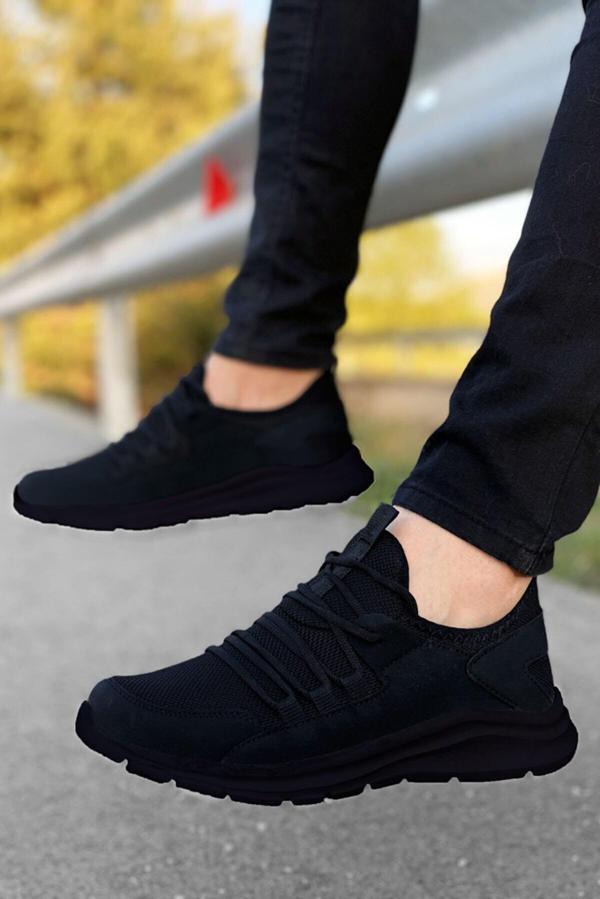 Big King Siyah Ultra Hafif Triko Spor Ayakkabı - Image 1