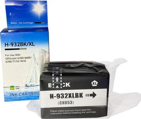 HP 932XL-CN053AE Siyah Muadil Kartuş 1000 Syf|6100-6600-6700-7110 - Image 1