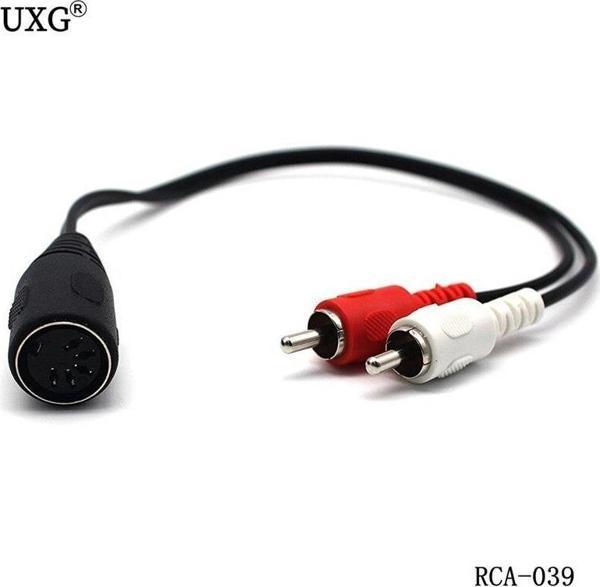 5 Pin Din Dişi 2 Rca Erkek Çevirici Kablo - Image 1