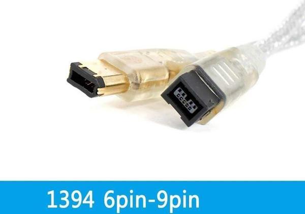FireWire 800 Kablo 9Pin - 6Pin 1.5 Metre Ses Kartları için - Image 1