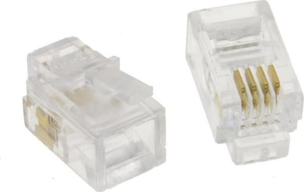 4p/4c Rj9 Jack 4 pin 100 adet - Image 1