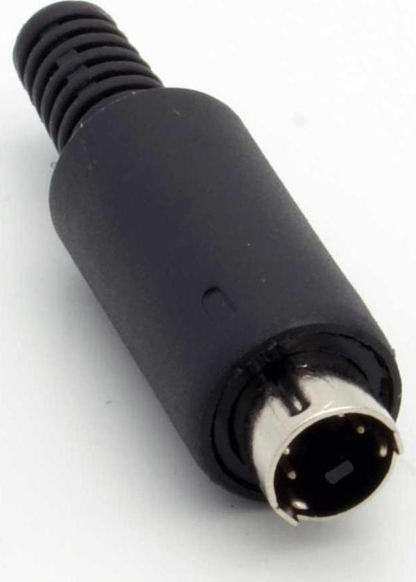 4 pin mini din erkek konnektör - Image 1