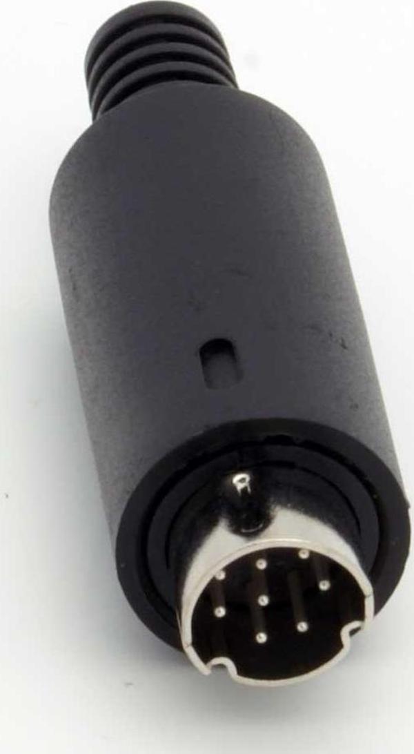 8 pin mini din erkek konnektör - Image 1
