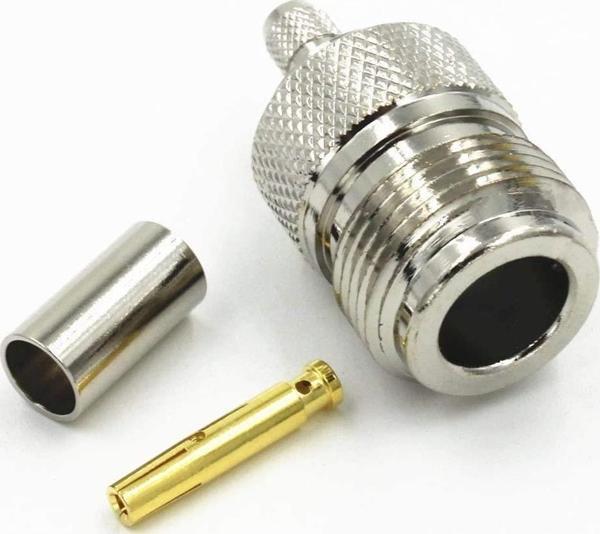 N Dişi Sıkmalı Konnektör rg58 tipi - Image 1