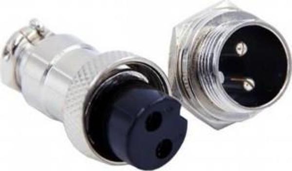 2 Pin Mikrofon Mice Konnektör dişi-erkek  - Image 1