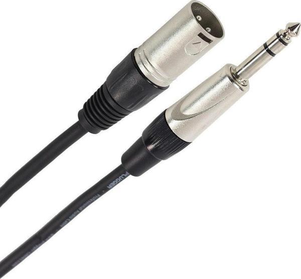 6.3 mm Erkek- Xlr Erkek  Stereo Trs Kablo 2 Metre - Image 1