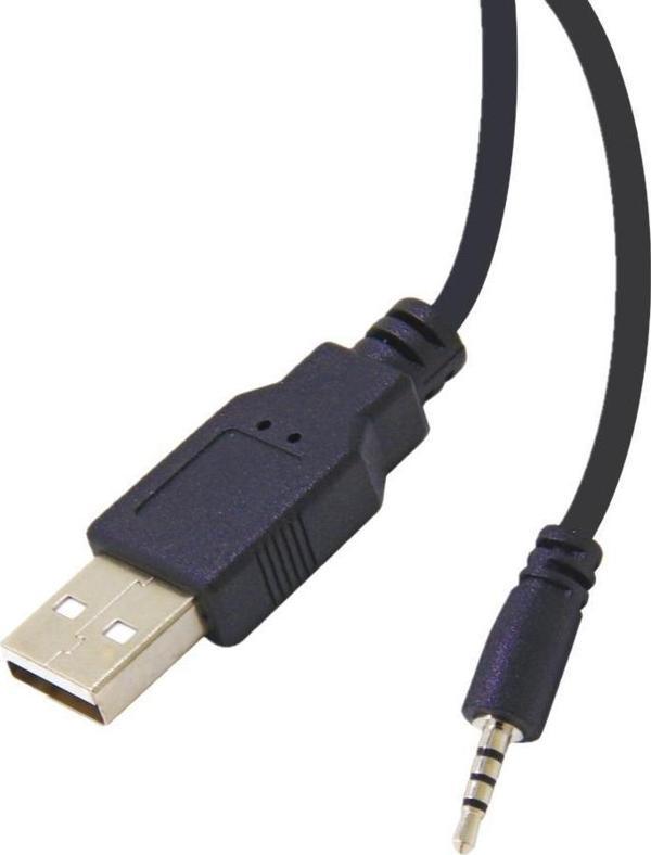 Intercom USB Kablosu Şarj Kablosu(usb to 3.5 mm stereo jack) - Image 1