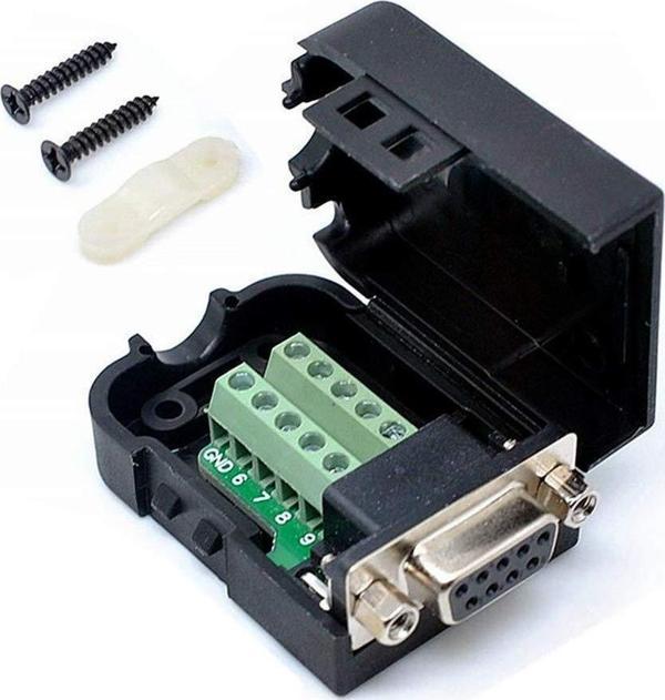 9 Pin Dişi Konnektör (Klemensli) - Image 1