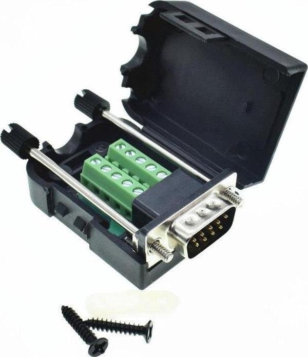 9 Pin Erkek Konnektör (Klemensli) - Image 1