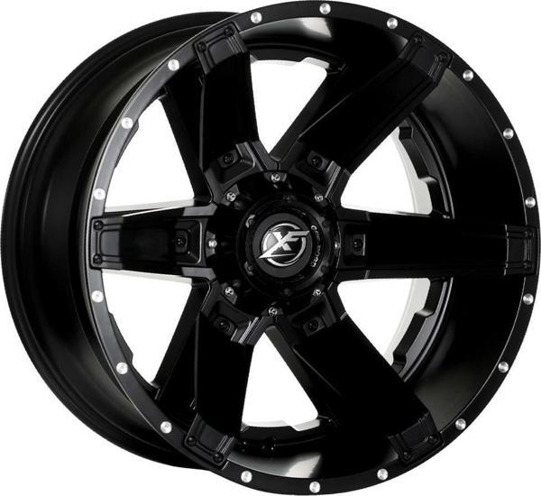 EMR-214-01 12.0x20" -6x139.7 ET-44 110 Matt Black Jant (4 Adet) - Image 1