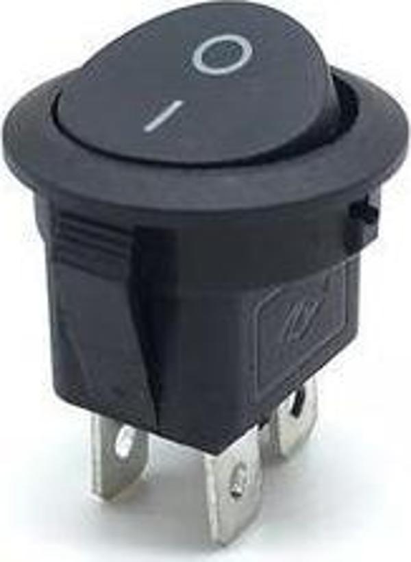 Yuvarlak Anahtar on-off 4 pin 10 adet - Image 1