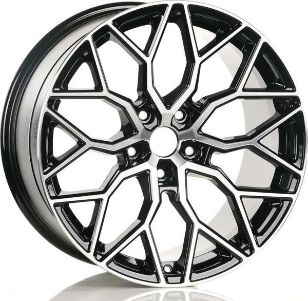 EMR-A319-09 9.5x19" -5x112 ET37 73.1 Black Diamond Jant (4 Adet) - Image 1