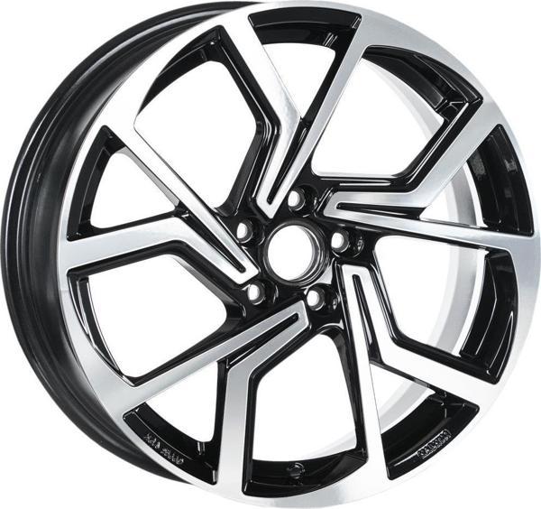 EMR-E230-01 8.0x19" -5x112 ET50 57.06 Black Diamond Jant (4 Adet) - Image 1