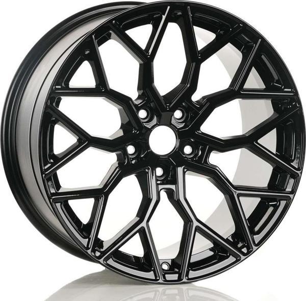 EMR-A319-12 9.5x19"-5x112 ET37 73.1 Black Jant (4 Adet) - Image 1