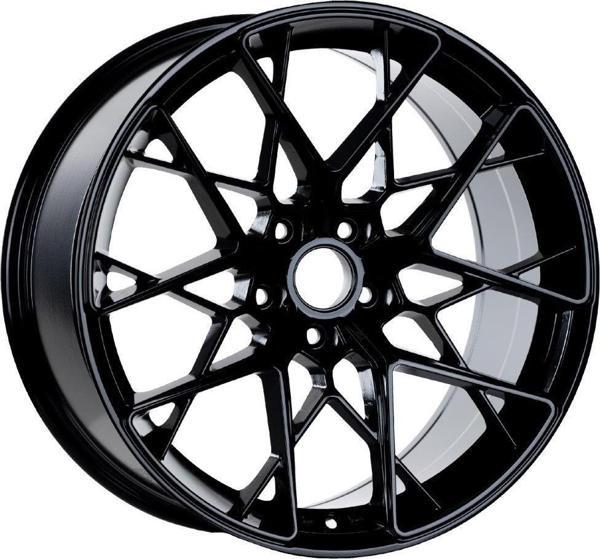 EMR-O10-06 9.5x19" -5x114.3 ET38 73.1 GLOSS BLACK PAINTED Jant (4 Adet) - Image 1