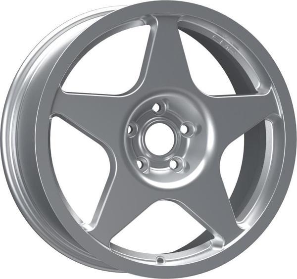 EMR-DY1327-38 7.0x17" -5x108 ET35 73.1 Silver Jant (4 Adet) - Image 1