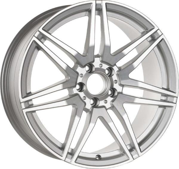 EMR-A361-08 9.0×19-5×112 ET48 66.6 Silver Diamond Jant [4 adet] - Image 1