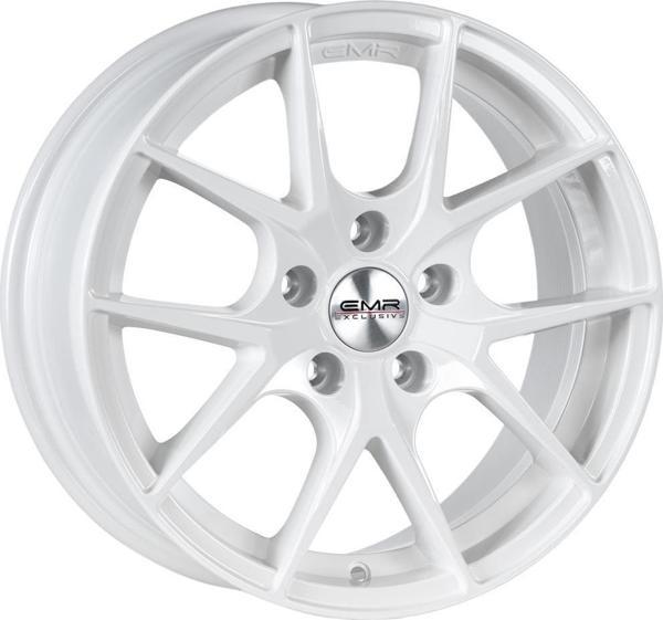 EMR-G691-27 6.5x15" -4x100 ET35 67.1 White Jant (4 Adet) - Image 1