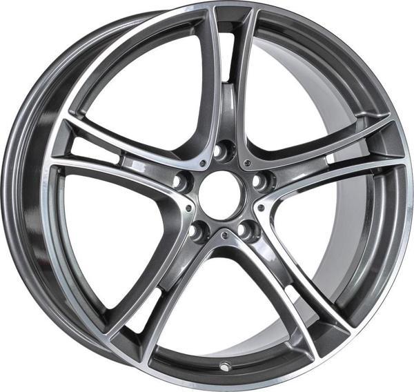 EMR-19247-12 9.0x19" -5x120 ET45 66.6 Titan Diamond Jant (4 Adet) - Image 1