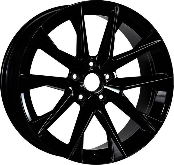 EMR-E462-03 8.0x18" -5x100 ET40 57.1 Black Polished Jant (4 Adet) - Image 1