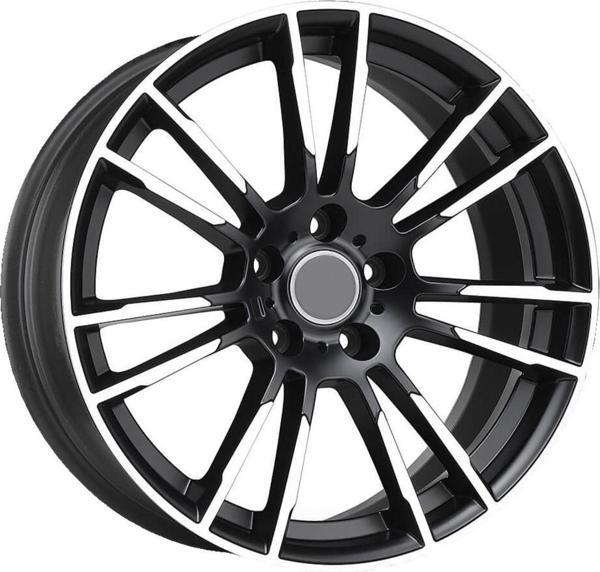 EMR-E202-01 8.0x18"-5x112 ET30 66.6 Black Polished Jant (4 Adet) - Image 1