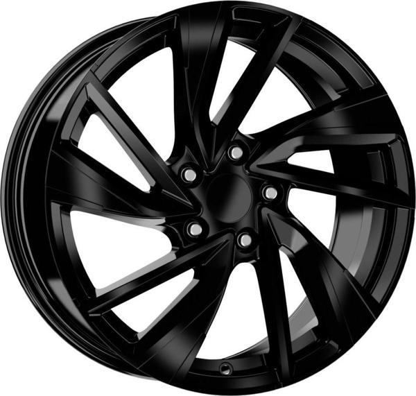 EMR-DY728-04 8.0x18" -5x100 ET40 57.1 Black Jant (4 Adet) - Image 1