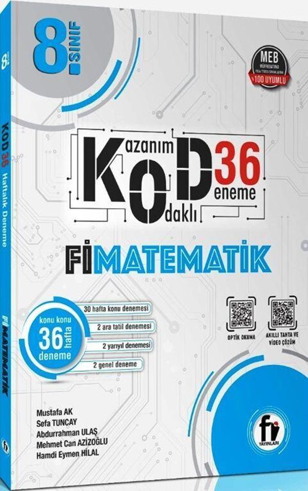 Fi Yayınları 8. Sınıf Matematik Kod 36 Deneme - Fi Yayınları - Image 1