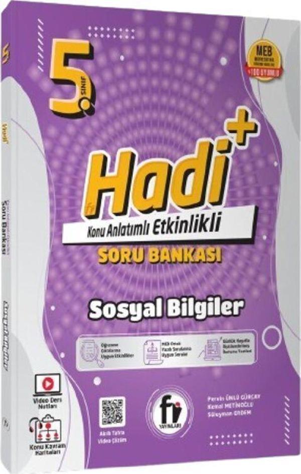Fi Yayınları 5. Sınıf Sosyal Bilgiler Hadi Soru Bankası - Fi Yayınları - Image 1