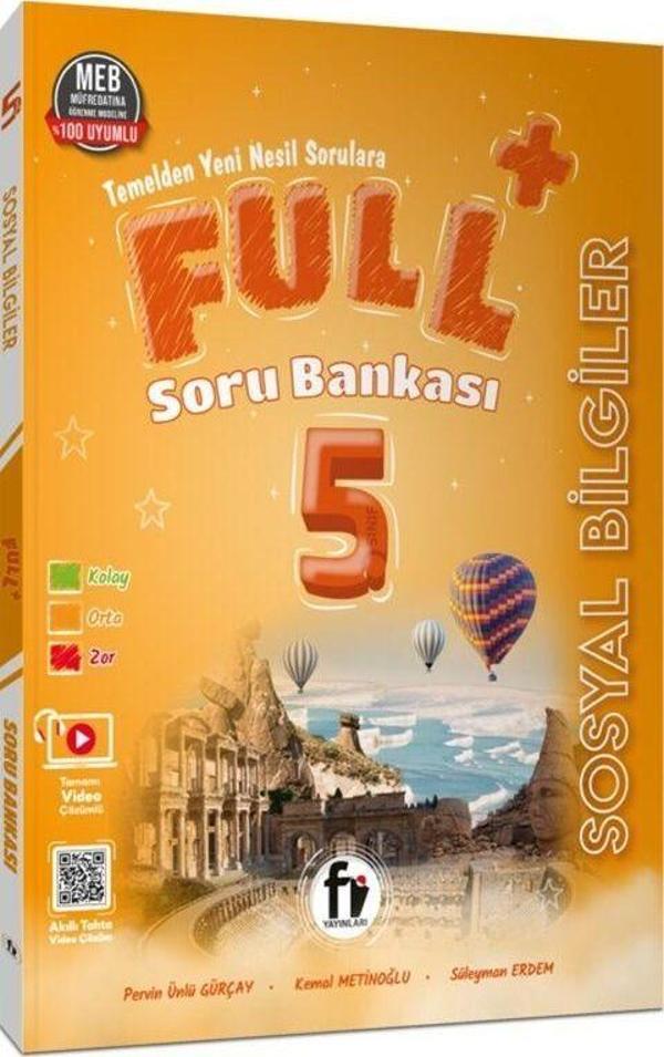 Fi Yayınları 5. Sınıf Sosyal Bilgiler FULL Soru Bankası - Fi Yayınları - Image 1