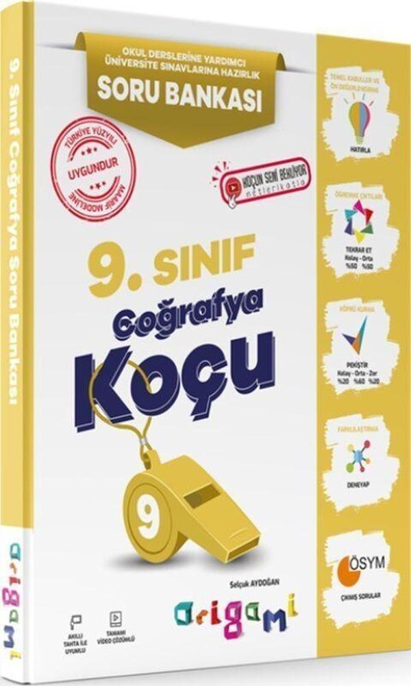 Tammat Yayıncılık 9. Sınıf Coğrafya Origami Soru Bankası - Tammat  Yayıncılık - Image 1