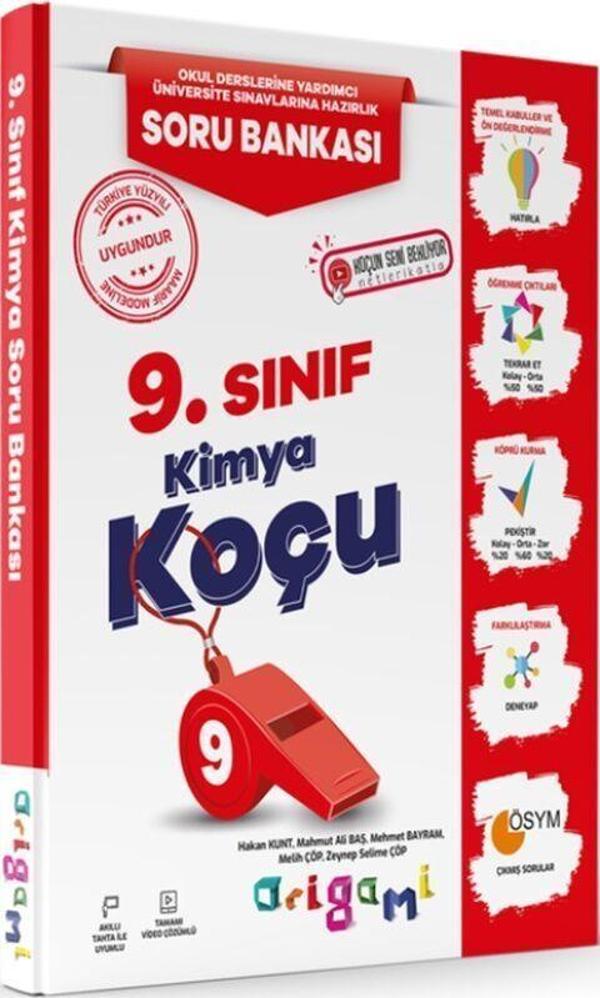 Tammat Yayıncılık 9. Sınıf Kimya Origami Soru Bankası - Tammat  Yayıncılık - Image 1
