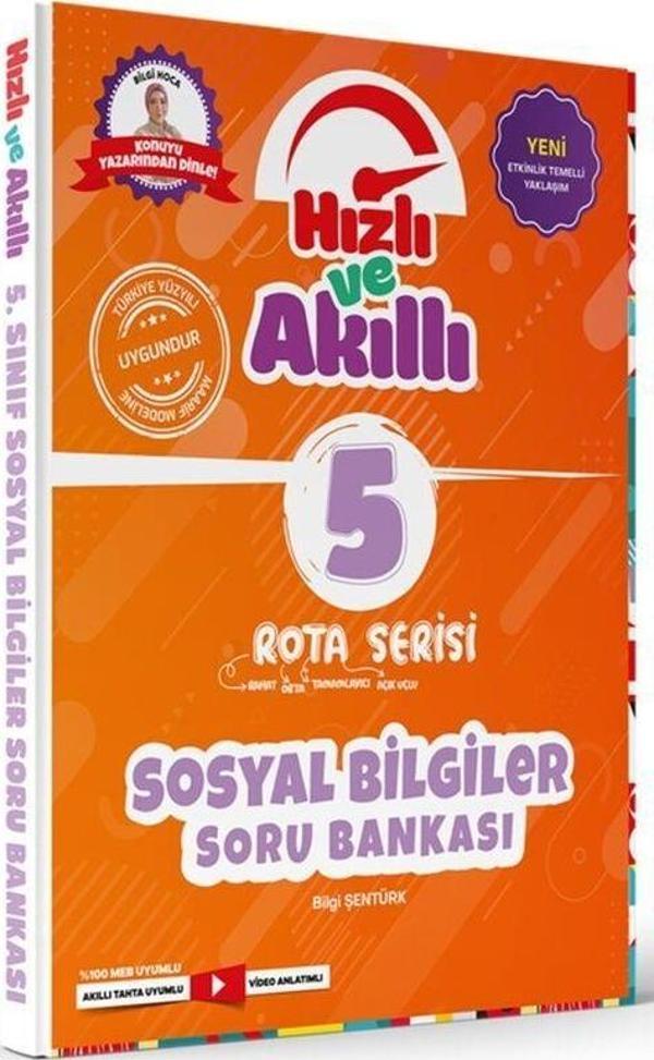 Tammat Yayıncılık 5. Sınıf Sosyal Bilgiler Rota Serisi Hızlı ve Akıllı Soru Bankası - Tammat  Yayıncılık - Image 1