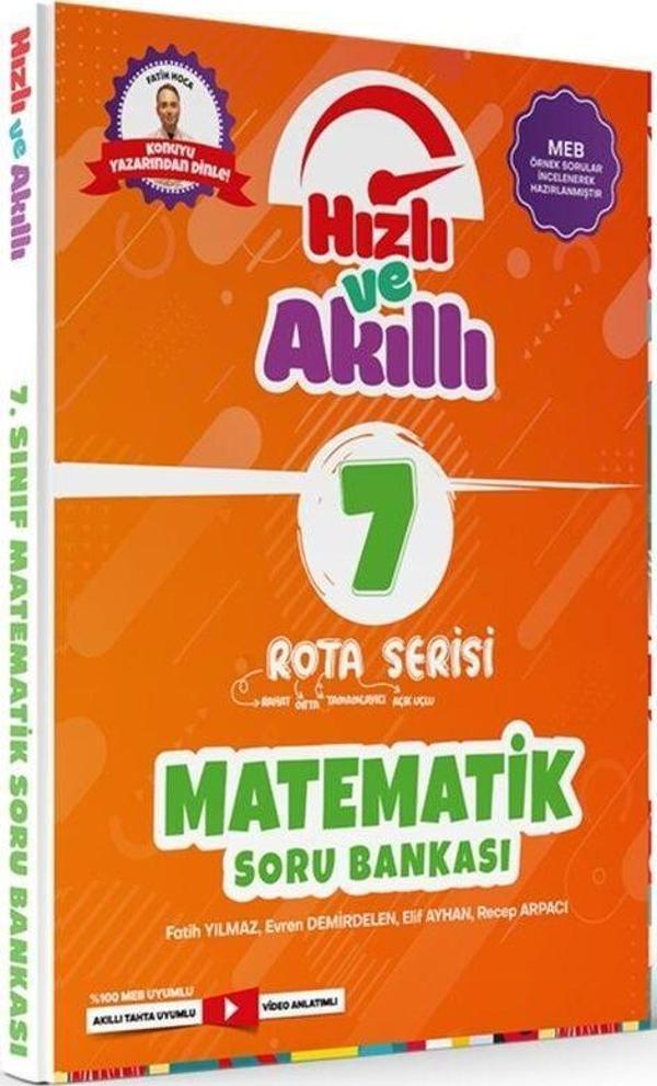 Tammat Yayıncılık 7. Sınıf Matematik Rota Serisi Hızlı ve Akıllı Soru Bankası - Tammat  Yayıncılık - Image 1