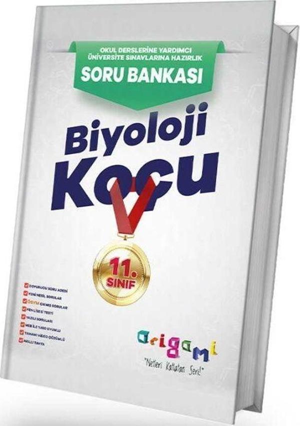 Tammat Yayıncılık 11. Sınıf Biyoloji Origami Soru Bankası - Tammat  Yayıncılık - Image 1